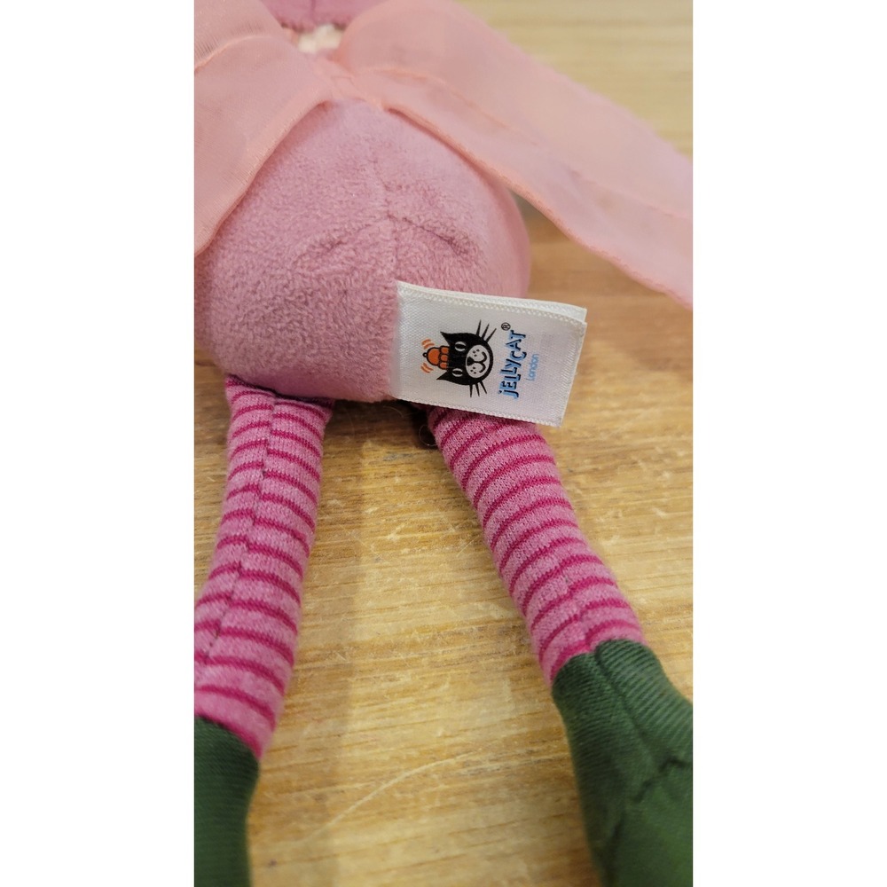 Jellycat Rose Petalkin Flower Fairy Doll Retired 9 inch Pink Plush Toy - Picture 3 of 5